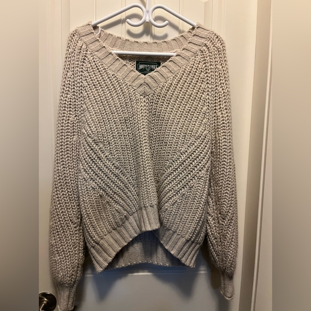 Thick, Chunky Cream Knit Sweater